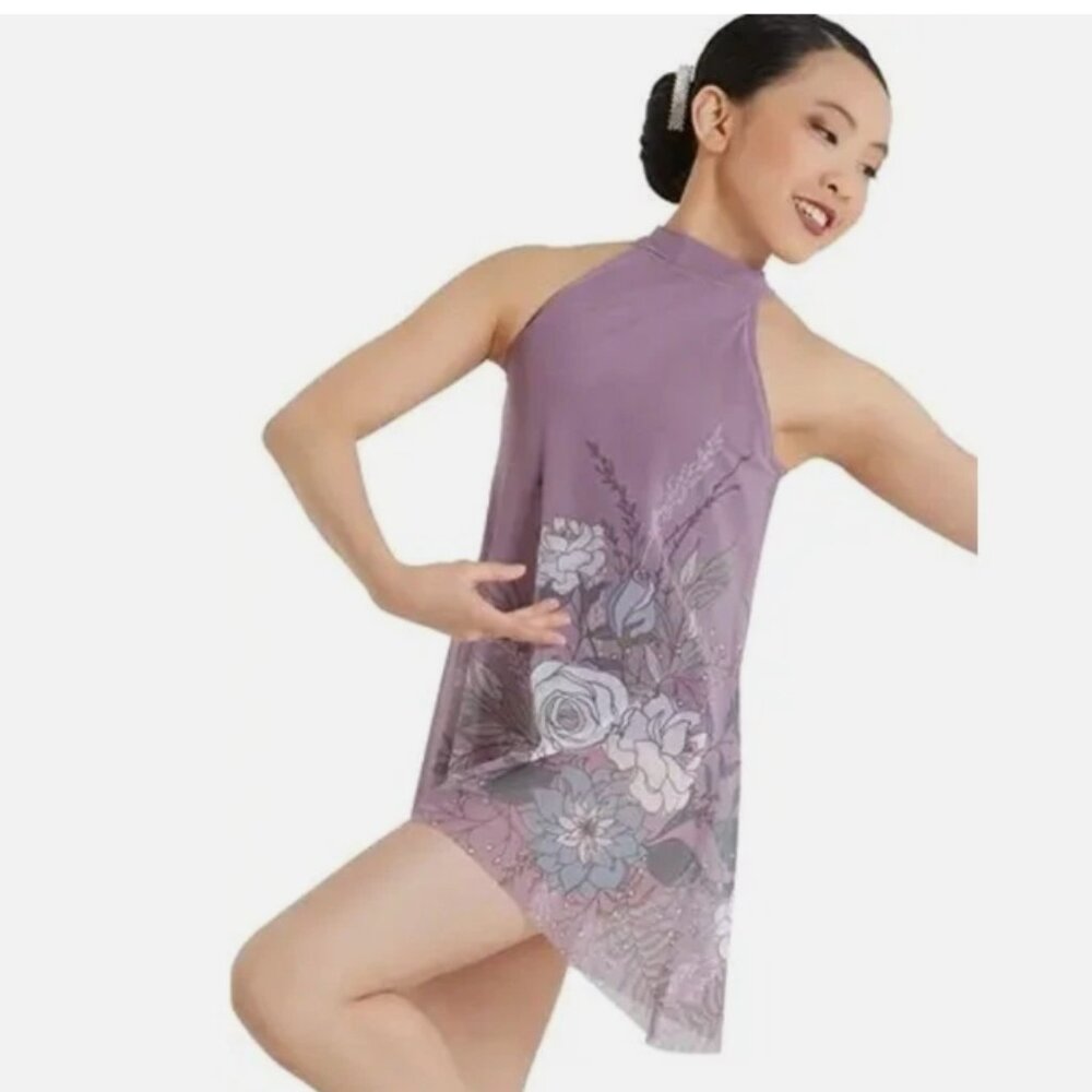 Weissman Girls Dance Costume Dress Every Breath You Take Size IC (7/8)